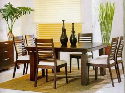 Como seleccionar el juego de comedor Muebles de comedor con la mesa de vidrio y sillas de colores