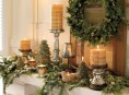 imagen Decoración con velas en navidad