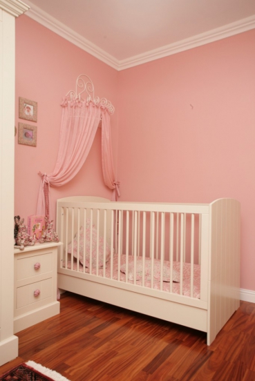 Tierna habitacion en rosa para tu beba1