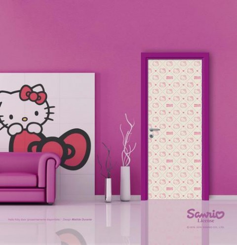 Puertas de interior de Hello Kitty1