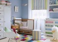 imagen Texturas y colores en la habitación del bebé
