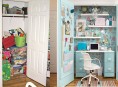 imagen Un closet transformado en oficina