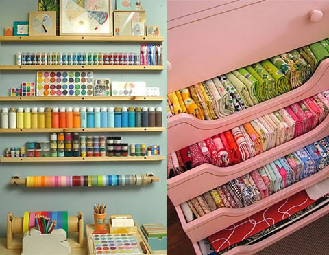 Ideas para organizar el taller en casa