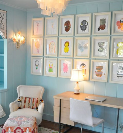 Ideas para decorar con los dibujos de tus hijos - Foto 4