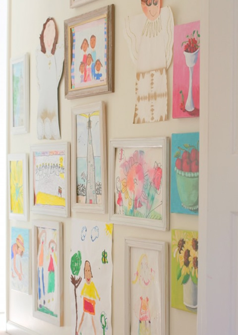 Ideas para decorar con los dibujos de tus hijos - Foto 5