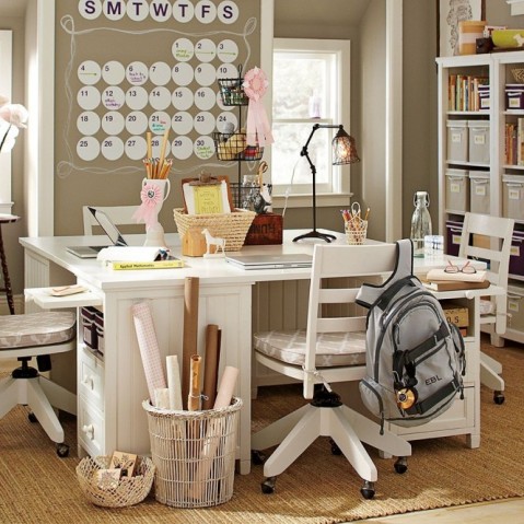 Rincones de estudio para chicas - Propuesta 4