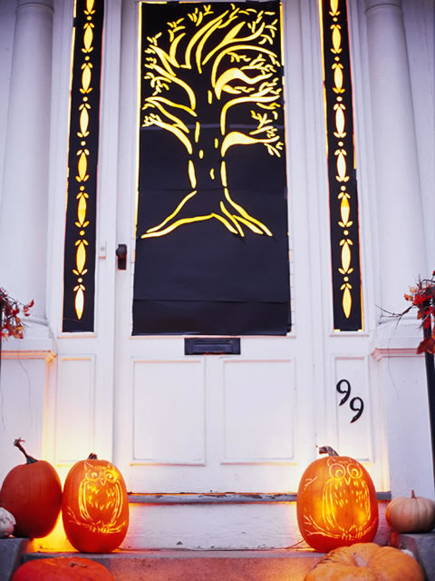 Ideas para Halloween- decora tu puerta de entrada