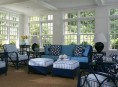 imagen Inspiración en color azul para tu sala