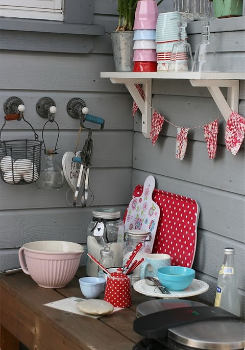 Detalles de estilo vintage para la cocina