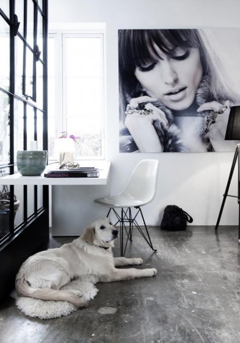 Habitación blanca y moderna