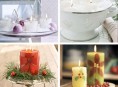 imagen Ideas de decoración navideña con velas