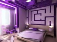 imagen Decora la habitación con el color violeta