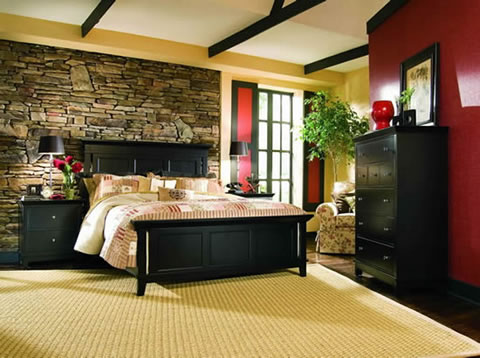 Ideas para decorar tu dormitorio con piedra