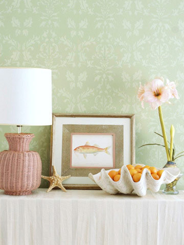 decorar con caracoles y conchas de mar 2