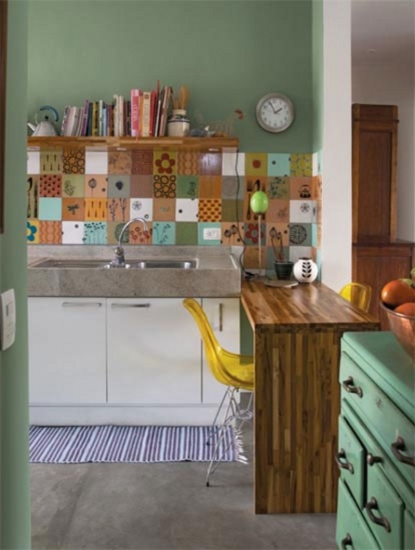 Cocina americana para apartamentos pequeños Comedor y cocina americana