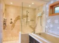 imagen Cuartos de baño con ducha abierta