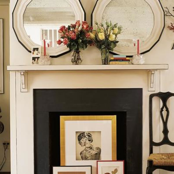 10 decoraciones para chimeneas sin uso