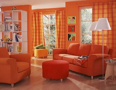 Decorar con el color naranja 5