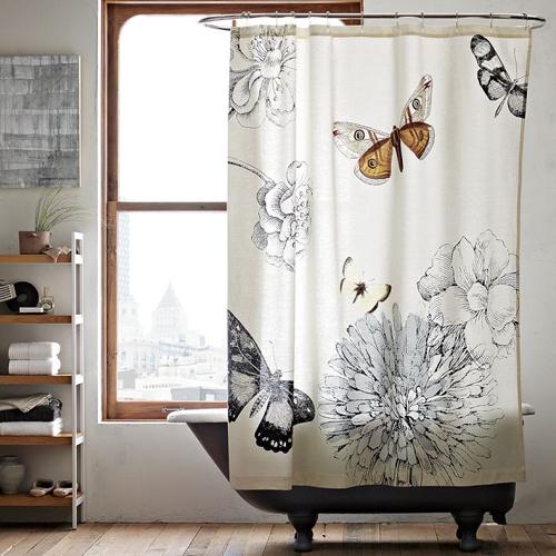 Cortinas de baño retro ~ dikidu.com