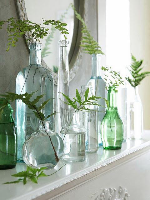 Decoración con cristal Como decorar un jarron de cristal