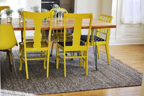 Sillas de comedor renovadas