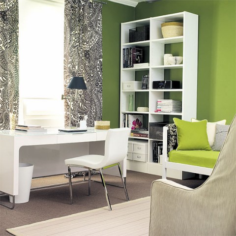 Verde pistacho para una oficina en casa01