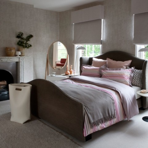 Decora tu habitación en rosa y gris