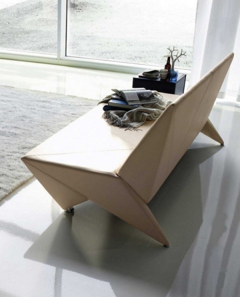 Mobiliario de diseño estilo origami 3