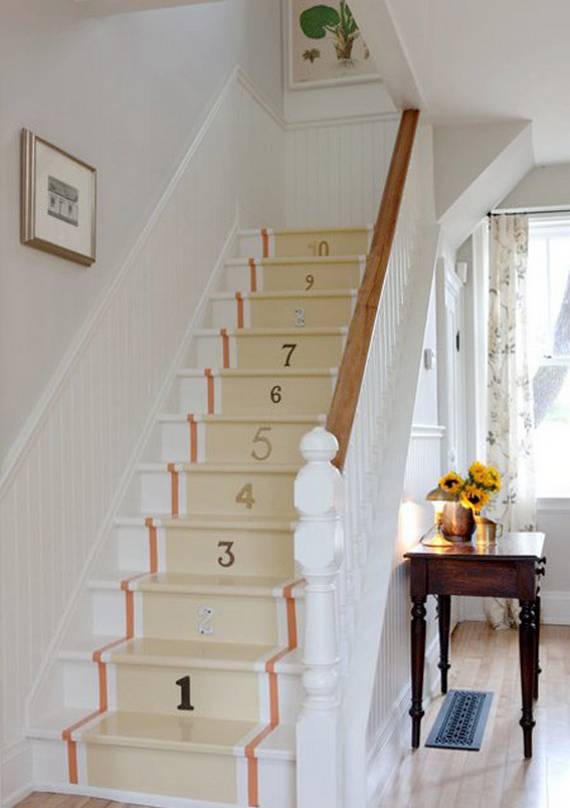 23 ideas diy para decorar las escaleras