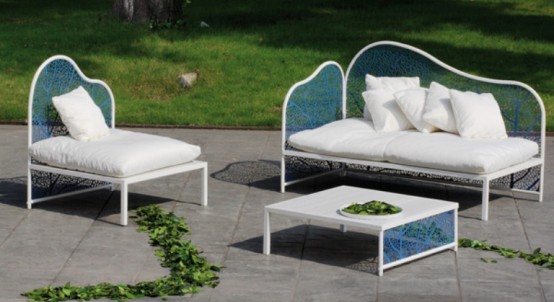 Colección de muebles para exterior de corradi