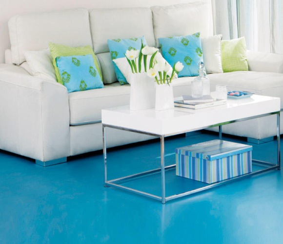 Coloridos suelos para la vivienda