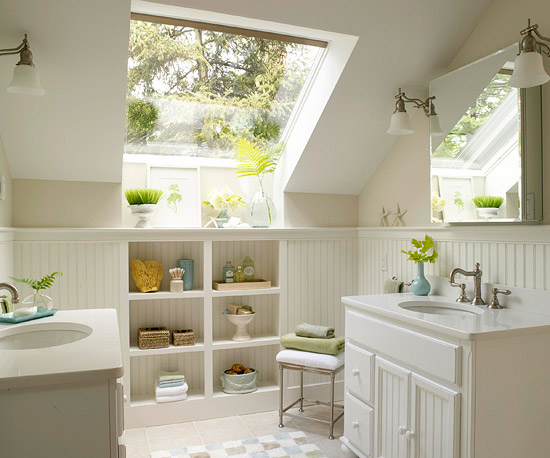Cuartos de baño pequeños y elegantes