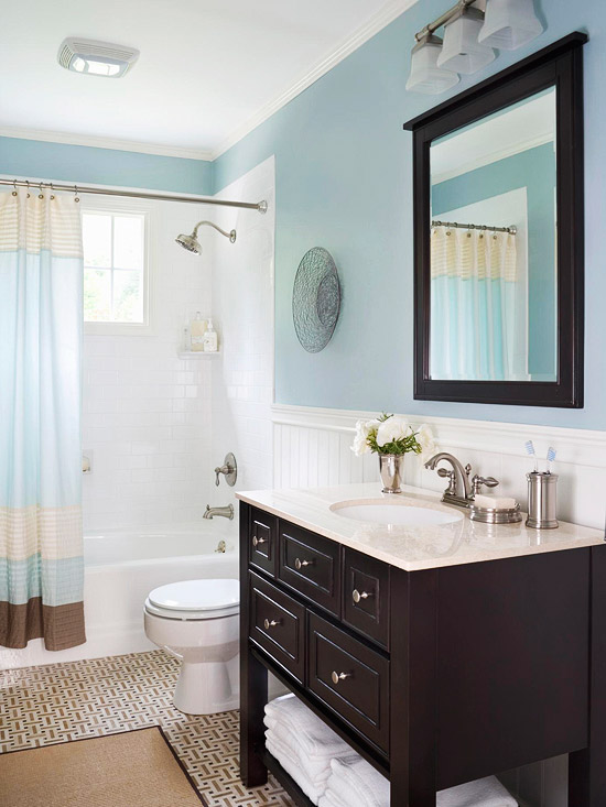 Cuartos de baño pequeños y elegantes