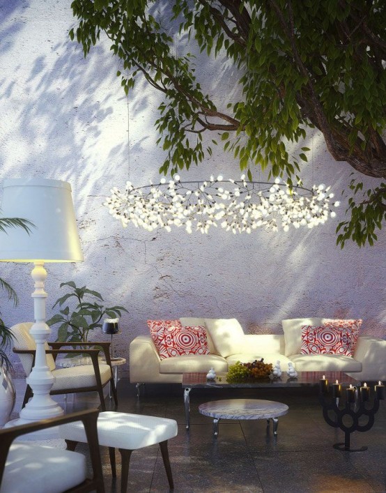 Ideas para iluminación de exteriores originales y creativas