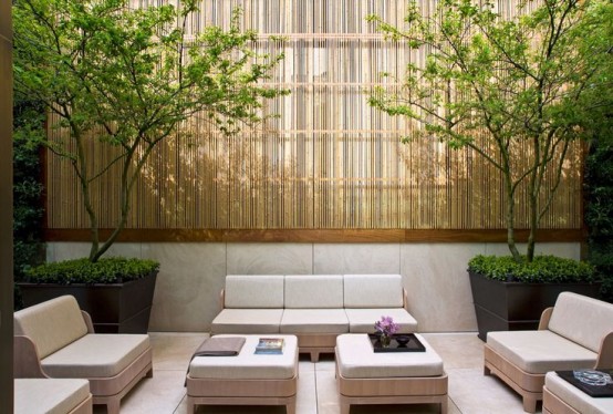 18 inspiraciones para una terraza minimalista