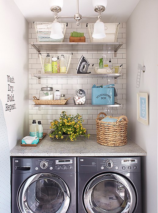7 ideas para decorar e integrar tu cuarto de lavado