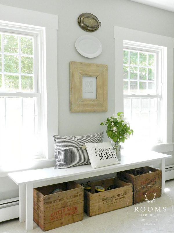 10 ideas para almacenar zapatos en el recibidor de la casa