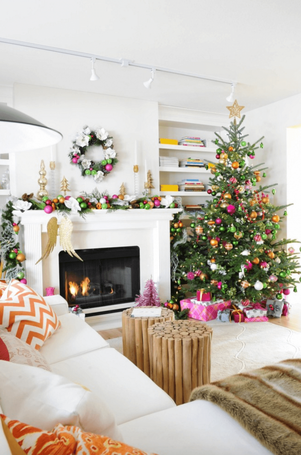 28 ideas para decorar la chimenea de casa