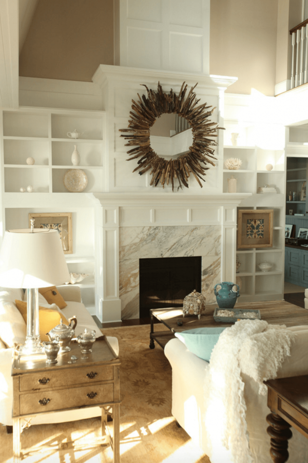 28 ideas para decorar la chimenea de casa