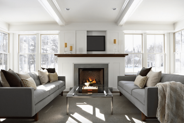 28 ideas para decorar la chimenea de casa