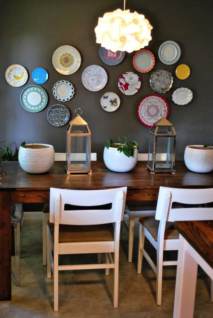 20 ideas para decorar paredes con platos