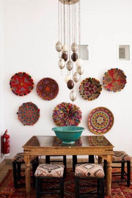 Anímate a decorar con cestas cualquier pared de tu casa