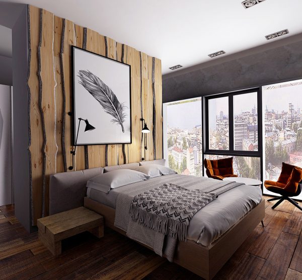 Paredes con diseños de madera para decorar habitaciones