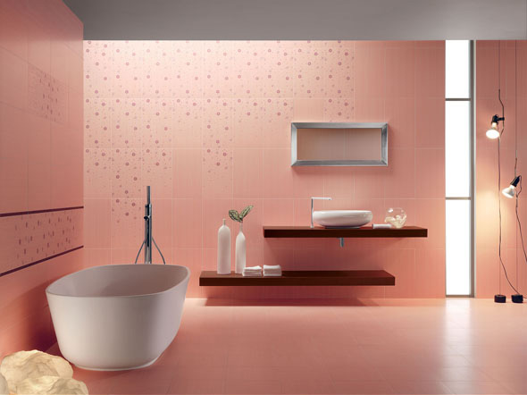 Animarse al color rosa en el baño