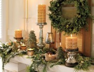 imagen Decoración con velas en navidad