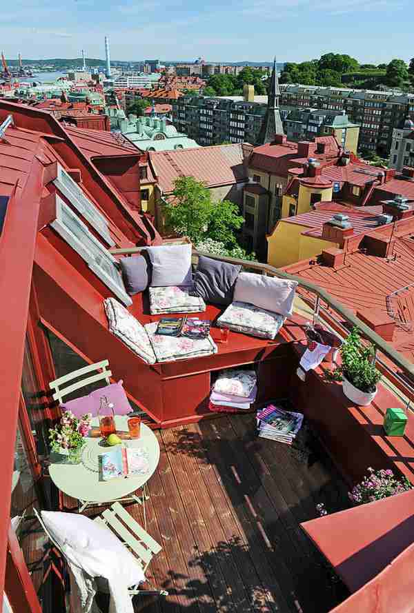 Terrazas y balcones en apartamentos