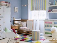imagen Texturas y colores en la habitación del bebé