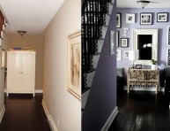 imagen Antes y después de un pasillo y escalera