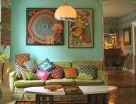 imagen Decoración con divanes de estilo en el hogar