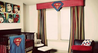 Comics estilo vintage para la habitación del bebé